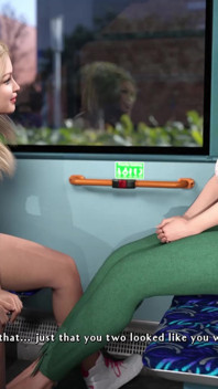 Teniendo un momento difícil - un futa caliente recibe una mamada de gloryhole - gameplay xxx # 8