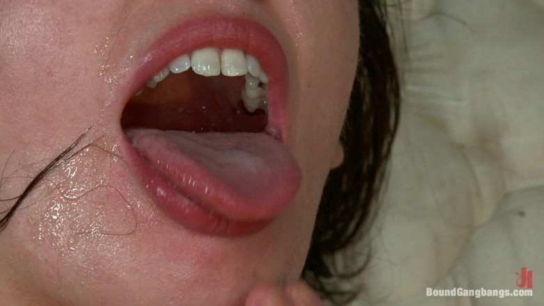 Bound Gang Bangs by Kink: Hot Slut Pays off Her Boyfriend's Debts with Her Body