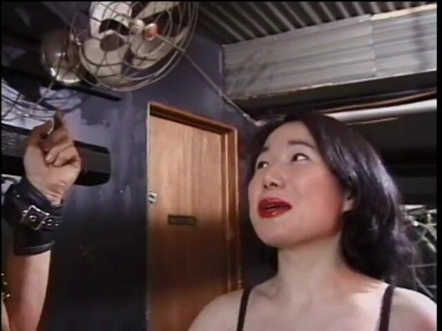 Sex Karma: Hot Asian brunette plays with her man in dungeon