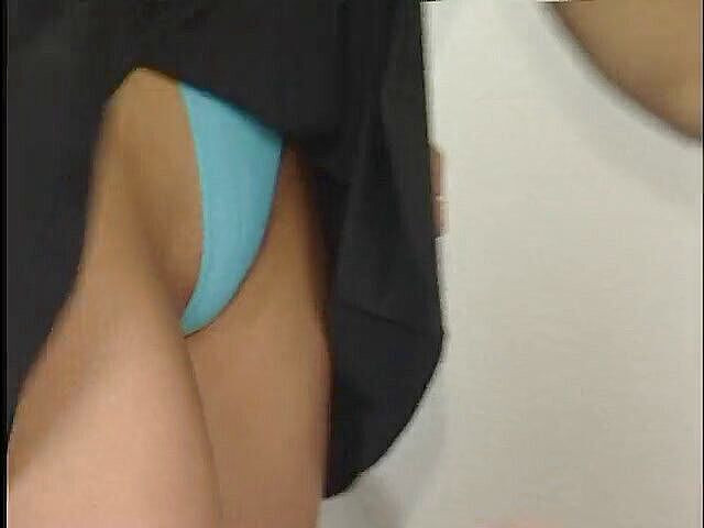 Lucky Cooch: Blonde chick blows hard cock and gets her pussy toyed