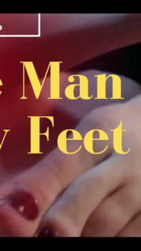 Stand at my feet and worship their every curve. Hop on top and lick my red toenail polish.