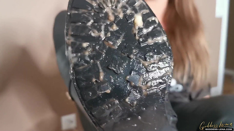 Goddess Lena: Disgusting slave training