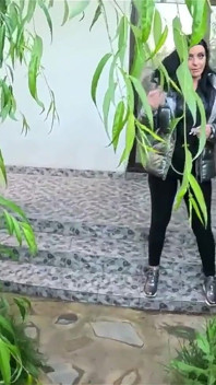Gardener Deepthroat, Rough Facefucking and Double Cum on My Shiny Downjacket