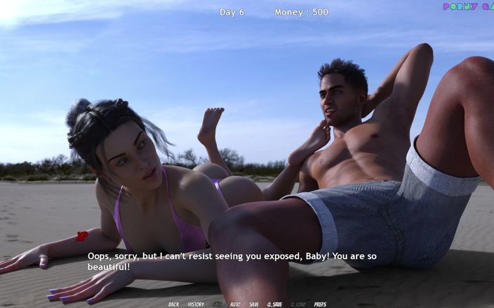 Porny Games: Lisa totálně vyšetřuje! podle Dragofinder Studio - Den na pláži a...