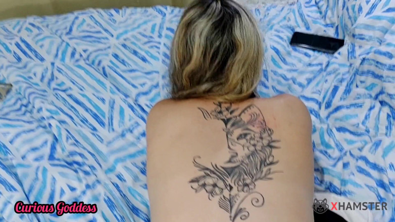 Adrian And Curious: Zvědavá bohyně milf blonďatá děvka s velkým zadkem creampie, sperma, část 3