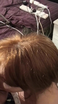 Cewek amatir rambut merah dicrot di muka saat dicrot di muka - v2