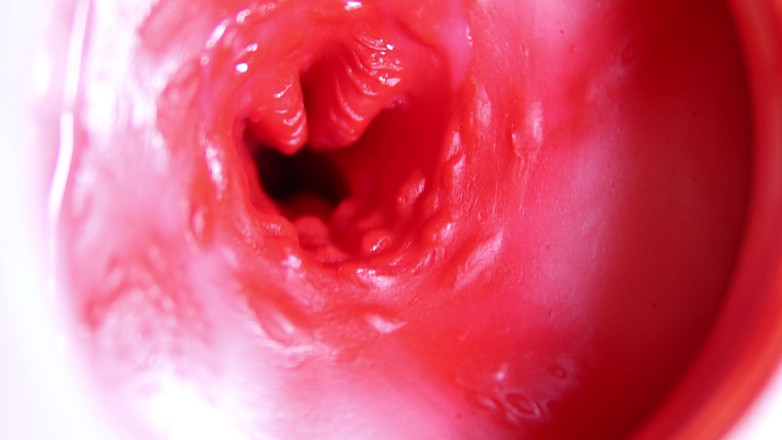 SEXY_GUYBEST: Duży czerwony kutas wewnątrz soczystej dziury może dać spermę w...