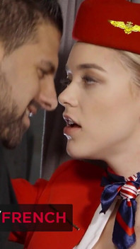 The Beautiful Stewardess Surrenders to the Pilot