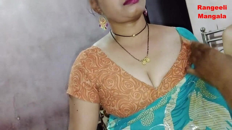 Rangeeli_Mangala: Bhabhi berkongkek dan menghisap dengan suaminya