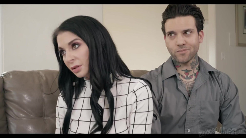 Burning Angel: Burning Angel - Elsa Jean Hardcore Fucks Horny Couple During Interview