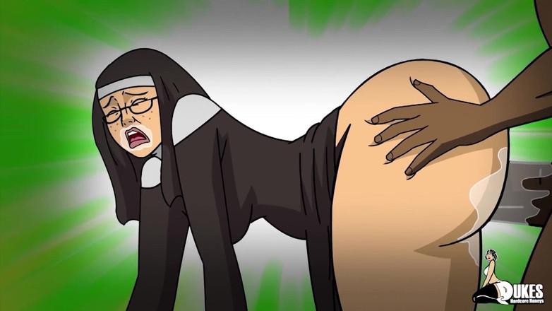 Dukes Hardcore Honeys: Sexy non wordt goed geneukt door twee geile grote zwarte...