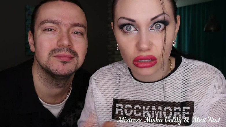 Goddess Misha Goldy: Casal de gigantes fazendo você gozar e comendo você encolhido...