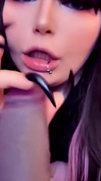 흑인 대물 JOI를 사랑하는 Kitty