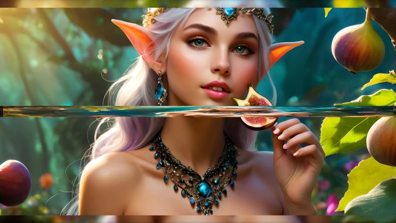 Ai porn video – Beautiful Elf Girls with Ice Cream