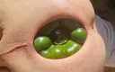 Giantasshole: Huge Pepper in My Streched Asshole
