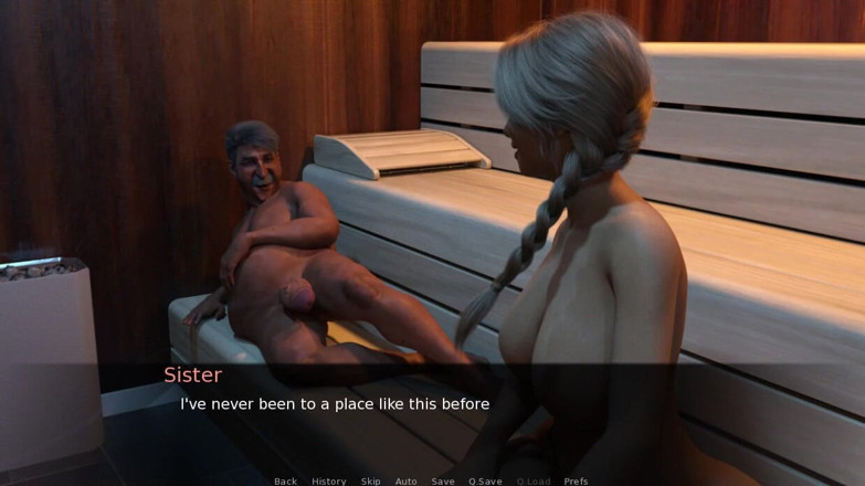 XXX Games Bunk: Kunjungan kakek -g'sv - permainan game - permainan peran - sauna - threesome
