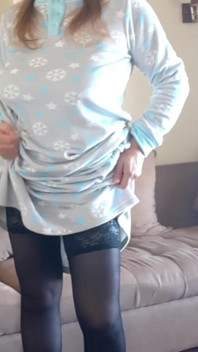 스타킹을 입은 미시