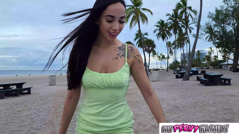 My Pervy Family: Sneaky Hotel Sex with Horny Stepsis