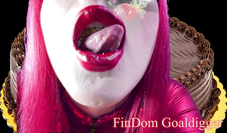 FinDom Goaldigger: Transformarea buzelor mari roșii