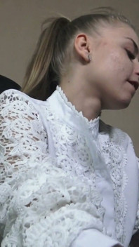 Kirstin nylon voeten kantoor bungelend