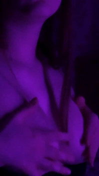 Neighbor's Big Bouncing Breasts. I Squeeze Nipples to the Moaning