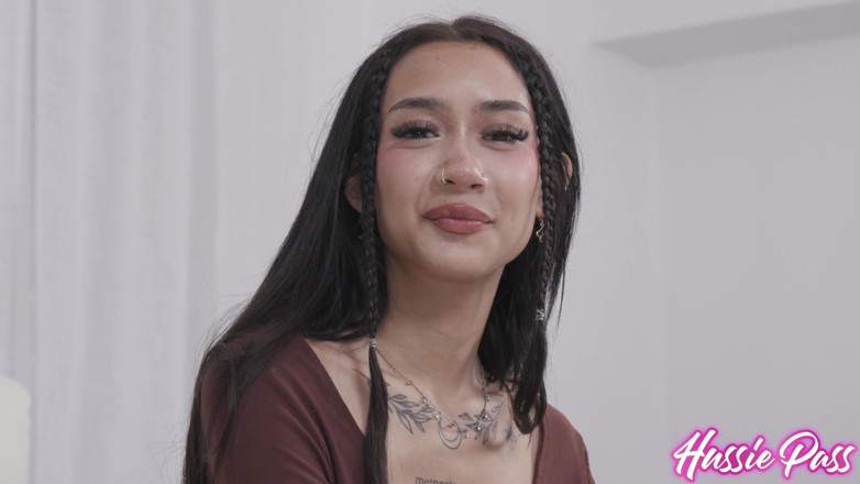 Hussie Auditions: Texas Teen Takes Twelve (inches) Featuring Katie Cai with Damion Dayski