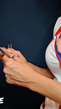 CFNM hemşire sünnet derisi sünnet rol yapma mastürbasyonu