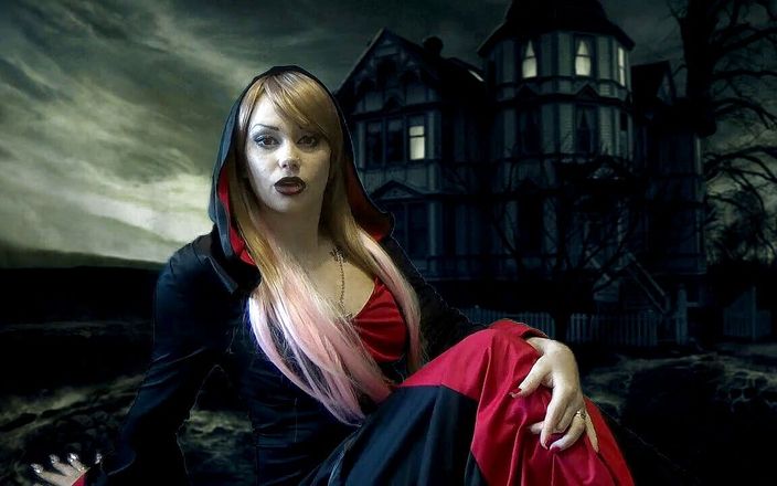 Goddess Misha Goldy: Eu sou sua dominatrix vampira má e estou decidindo o...