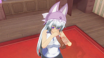 H3DC: Une demi-sœur hentai en 3D branle doucement la bite de son...