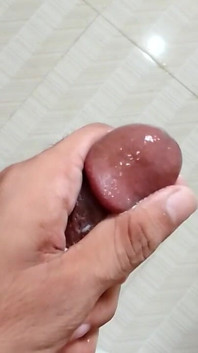 Pre Cum as Lubricant to Masturbate