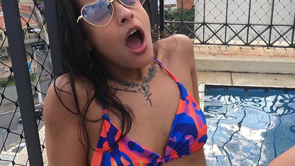 Espuleta: Parte 1 visitando minha amiga para ir magrinha mergulhando em sua...