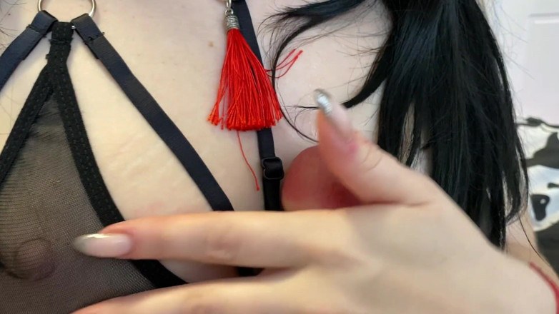 Sweet Hot mouth: Fucked tits and cummed (my fantasy)