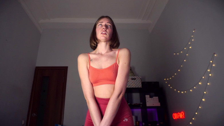 Vanilla studio: Pee Desparation und pinkeln in leggings