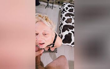 Mega Compilation of a Mature MILF That Receives 74 Facial Ejac. 45 Minutes or She Gets Plenty of Sperm on Her Face