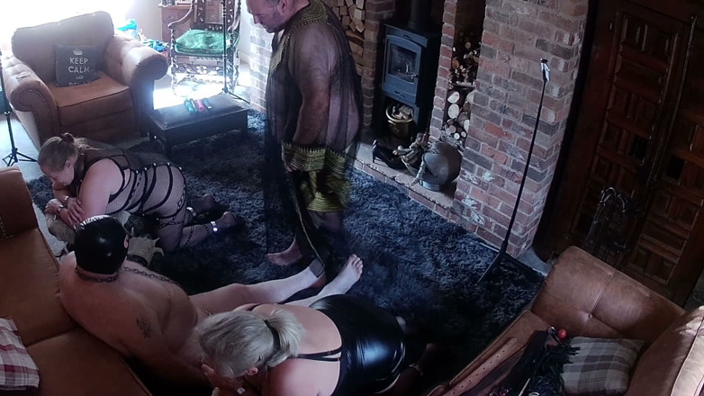 Aaexperiencesltd: Part 3:- Lanista Bear Gets His Female Slaves to Play Together!