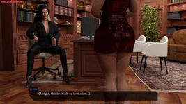 Futanari dá milf trans quente com um pau enorme e grosso um bom boquete - Futa Dominium 01 3D porn game
