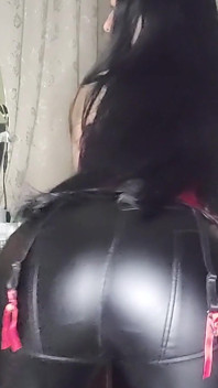 Guarderai la Dea, masturbati sopra di lei in un corsetto e pelle. Se lo mena per me