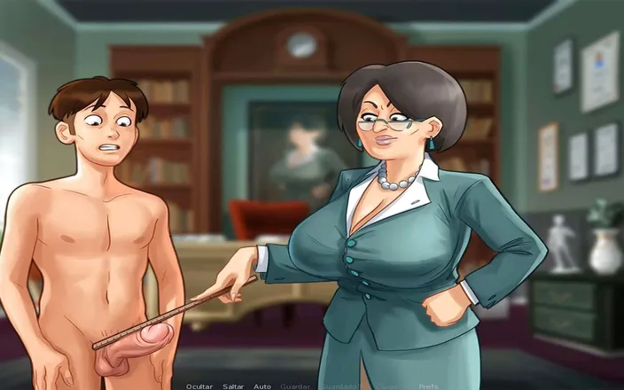 Cartoon Universal: Summertime saga part 2 - Hard in class (Espanol sub)
