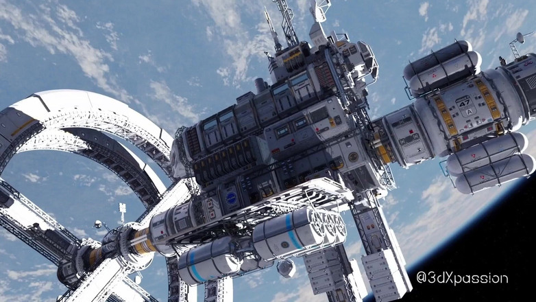 3dxpassion: Nexus-3: Di orbit saya. Pirang berdada menggoda memiliki seks terbaik...