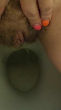 Tsss Pissing From Hairy Pussy in the Night Club 4K