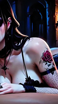 Hot Gothic Witch - Anal & Messy Cum in Haunted Castle (4k Ai Generated)