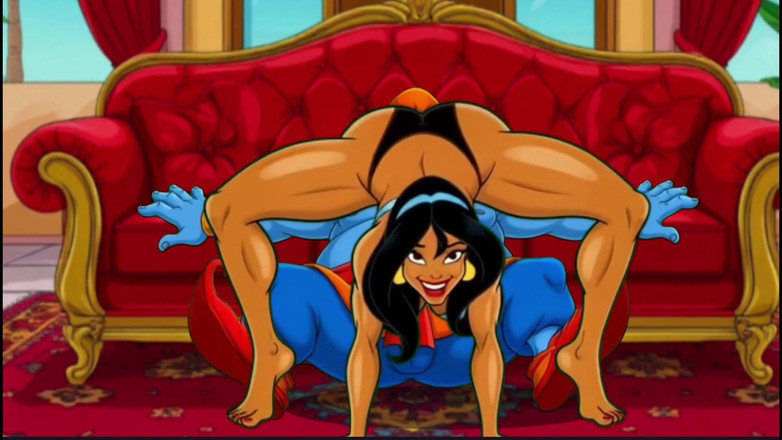 Octopussy Lovers Club: Princezna Jasmine, Aladdinova zahýbající manželka. Kreslená parodie