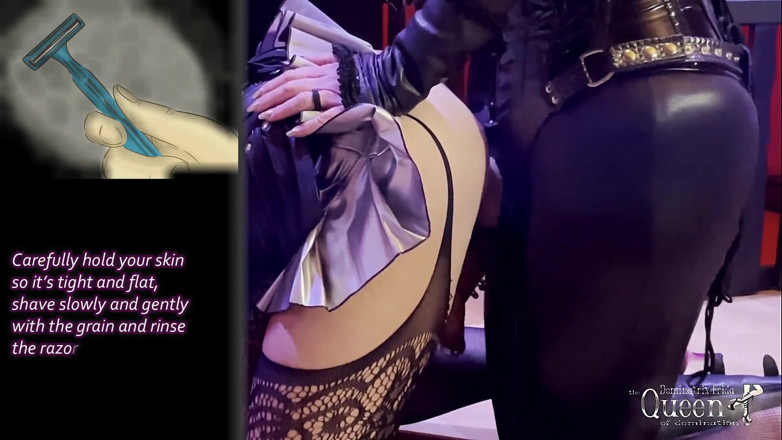 Dominatrix Frida: Sissy training - task 12 - sissy tucking training