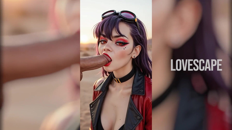 Lovescape: Pilot down &amp;dick deep: desert rescue förvandlas till vild fan