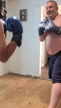 Silver Daddy Boxer Vs Heterofighter - Dirty Boxing Heat