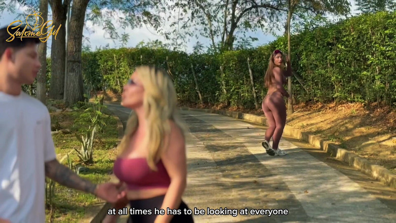 Salome Gil: MILF Fucks Her Neighbor's Son in Her Backyard