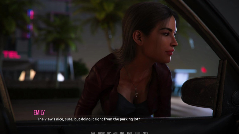 3D Cartoon Porn: Domino beach 2: emily lagi asik jalan-jalan di pantai malam-malam