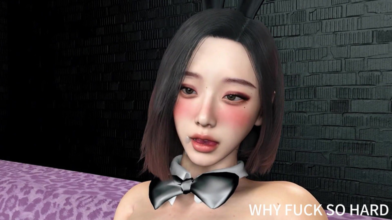 Why fuck so hard: 3D Big Boobs Slut Korean Super Model Got Her Wet...