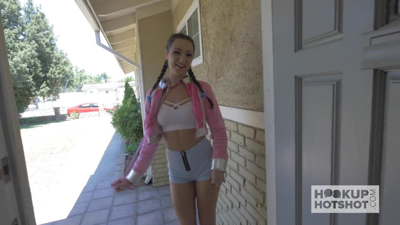 Hookup Hotshot: Cute teen meets guy online &amp; gets destroyed and pissed on