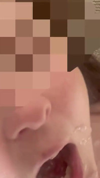 BBC cumshot till mitt ansikte och mun